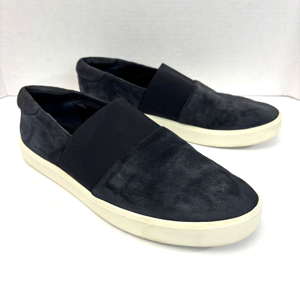 Vince Suede Slip On Sneaker‎ Shoes Womens 10 / 40 Navy Blue Comfort Walking